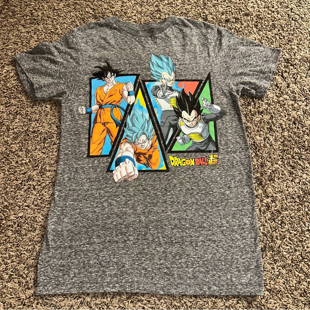 Dragon Ball Z Gray Graphic Tee for Men